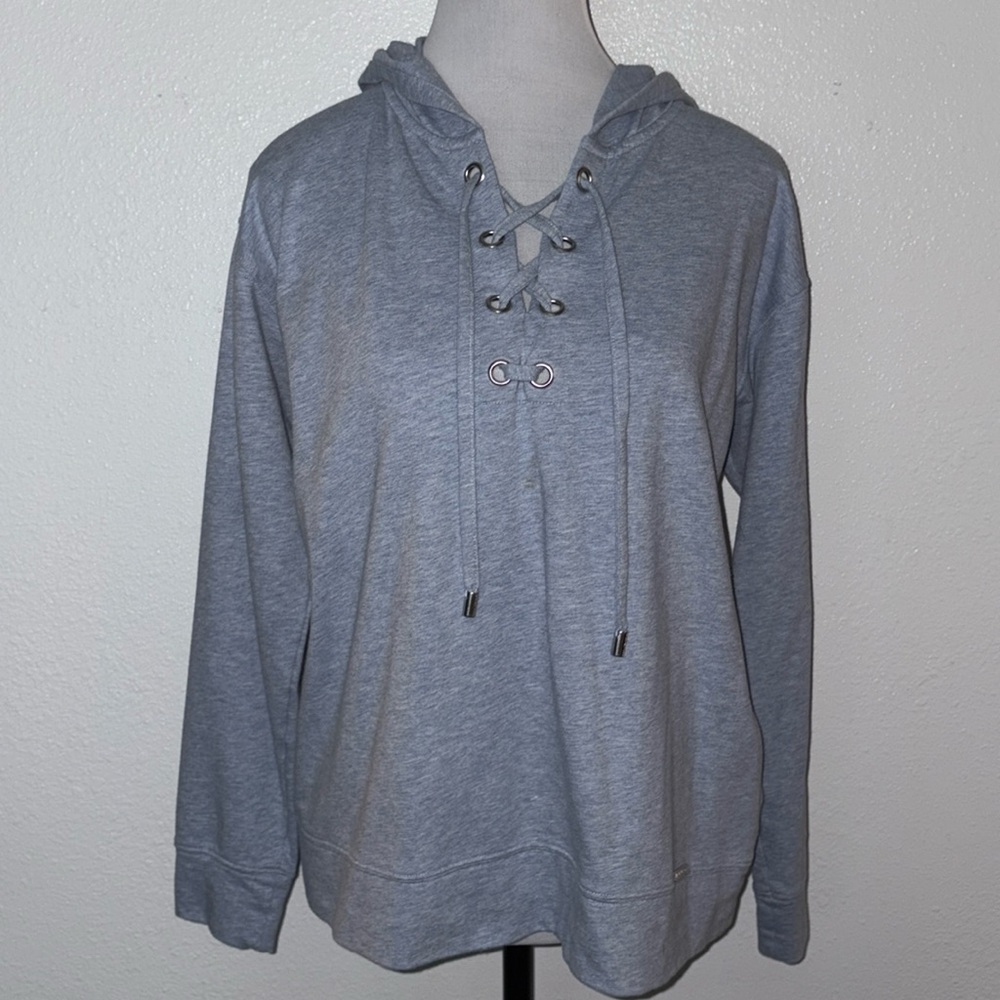 Michael Michael Kors Hooded Pullover Sweatshirt Size Medium